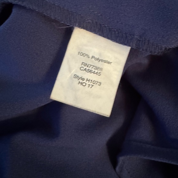 J. Crew Royal Blue Bell Sleeve Top - Picture 6 of 7